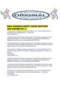 MOLD ASSESSOR CORRECT EXAMS QUESTIONS AND ANSWERS SET A&period;pdf