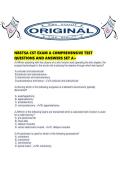 NBSTSA CST EXAM A COMPREHENSIVE TEST QUESTIONS AND ANSWERS SET A&period;pdf