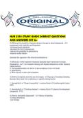 NUR 2356 STUDY GUIDE CORRECT QUESTIONS AND ANSWERS SET A&period;pdf