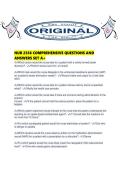 NUR 2356 COMPREHENSIVE QUESTIONS AND ANSWERS SET A&period;pdf