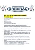 NUR 2356 ACTUAL FINALS QUESTIONS AND ANSWERS SET A&period;pdf