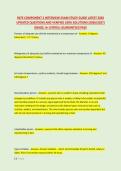 RCFE COMPONENT 2 INTERVIEW EXAM STUDY GUIDE LATEST 2026 &NewLine;UPDATED QUESTIONS AND VERIFIED 100&percnt; SOLUTIONS &lpar;2026&sol;2027&rpar; &NewLine;GRADE&colon; A&plus;&vert;STATUS&colon; GUARANTEED PASS