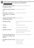 CHEM 210 Biochemistry Module 5 Exam &lpar;2026&rpar; Questions & Answers &vert; 100Verified solutions UPDATE &vert;2026&excl;&excl; STUDY GUIDE EXAM 