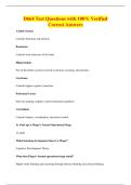 D664 Test Questions with 100&percnt; Verified&NewLine;Correct Answers
