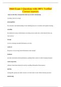 D664 Exam 1 Questions with 100&percnt; Verified&NewLine;Correct Answers