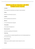 D664 Exam Review Questions with 100&percnt;&NewLine;Verified Correct Answers