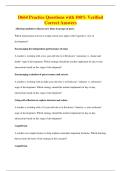 D664 Practice Questions with 100&percnt; Verified&NewLine;Correct Answers