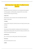 BUNDLE OF D664 QUESTIONS WITH 100&percnt; VERIFIED CORRECT ANSWERS