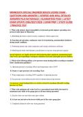 MINNESOTA SPECIAL ENGINEER BOILER LICENSE EXAM - &NewLine;QUESTIONS AND ANSWERS &vert; VERIFIED AND WELL DETAILED &NewLine;ANSWERS PLUS RATIONALES &vert; GUARANTEED PASS &vert; LATEST &NewLine;EXAM UPDATE 2026&sol;2027&sol;2028 &vert; EXAM PREP &vert; STUDY GUIDE &NewLine;&vert; PRACTICE TEST 
