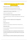 LETRS Unit 5 Questions with 100&percnt; Verified&NewLine;Correct Answers&NewLine;