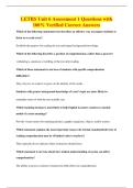 LETRS Unit 6 Assessment 1 Questions with&NewLine;100&percnt; Verified Correct Answers