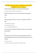 LETRS Unit 6 Session 3 Questions with 100&percnt;&NewLine;Verified Correct Answers