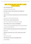 MDC 3 Exam Questions with 100&percnt; Verified&NewLine;Correct Answers