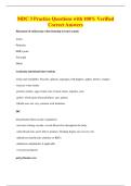 MDC 3 Practice Questions with 100&percnt; Verified&NewLine;Correct Answers