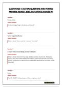 CLEET FINAL TEST STUDY GUIDE &vert;ACTUAL QUESTIONS AND VERIFIED ANSWERS NEWEST 2026-2027 UPDATE&vert;GRADED A&plus;
