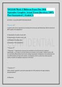 NSG5140 Week 5 Midterm Exam Due 30th&NewLine;September Complete Actual Exam Questions 100&percnt;&NewLine;Pass Guaranteed &vert; Graded A