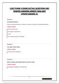 CLEET PHASE 3 EXAM&vert;ACTUAL QUESTIONS AND VERIFIED ANSWERS NEWEST 2026-2027 UPDATE&vert;GRADED A&plus;