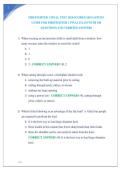 FIREFIGHTER 1 FINAL TEST 2024&lpar;SCORED 100-&rpar; STUDY GUIDE FOR FIREFIGHTER 1 FINAL EXAM WITH 100 QUESTIONS AND VERIFIED ANSWERS&period;&NewLine;&NewLine;