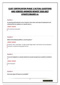 CLEET CERTIFICATION PHASE 1&vert;ACTUAL QUESTIONS AND VERIFIED ANSWERS NEWEST 2026-2027 UPDATE&vert;GRADED A&plus;