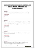 CLEET CERTIFICATION EXAM&vert;ACTUAL QUESTIONS AND VERIFIED ANSWERS NEWEST 2026-2027 UPDATE&vert;GRADED A&plus;