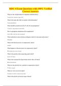 MDC 4 Exam Questions with 100&percnt; Verified&NewLine;Correct Answers
