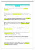 FIRE INSTRUCTOR 1 FINAL EXAM LATEST UPDATE 2025-2026 GRADED A&plus; 