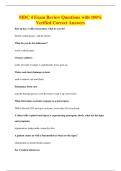 MDC 4 Exam Review Questions with 100&percnt;&NewLine;Verified Correct Answers