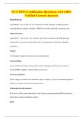 NCC EFM Certification Questions with 100&percnt;&NewLine;Verified Correct Answers