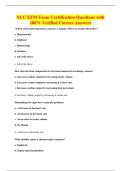 NCC EFM Exam Certification Questions with&NewLine;100&percnt; Verified Correct Answers