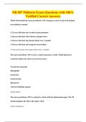 NR 507 Midterm Exam Questions with 100&percnt;&NewLine;Verified Correct Answers