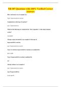 NR 507 Questions with 100&percnt; Verified Correct&NewLine;Answers