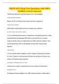 NRNP 6531 Final Test Questions with 100&percnt;&NewLine;Verified Correct Answers
