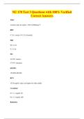 NU 170 Test 3 Questions with 100&percnt; Verified&NewLine;Correct Answers