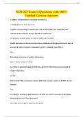 NUR 253 Exam 4 Questions with 100&percnt;&NewLine;Verified Correct Answers