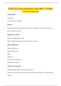 NUR 253 Exam Questions with 100&percnt; Verified&NewLine;Correct Answers
