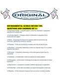 ENVIRONMENTAL SCIENCE REVIEW TIPS QUESTIONS AND ANSWERS SET A&period;pdf