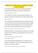 NURS 251 Test Questions with 100&percnt; Verified&NewLine;Correct Answers