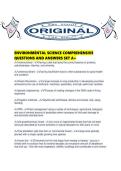 ENVIRONMENTAL SCIENCE COMPREHENSIVE QUESTIONS AND ANSWERS SET A&period;pdf