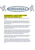 ENVIRONMENTAL SCIENCE CORRECT EXAMS QUESTIONS AND ANSWERS SET A&period;pdf