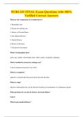 NURS 251 FINAL Exam Questions with 100&percnt;&NewLine;Verified Correct Answers
