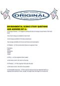 ENVIRONMENTAL SCIENCE STUDY QUESTIONS AND ANSWERS SET A&period;pdf