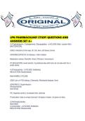 LPN PHARMACOLOGY STUDY QUESTIONS AND ANSWERS SET A&period;pdf