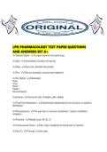 LPN PHARMACOLOGY TEST PAPER QUESTIONS AND ANSWERS SET A&period;pdf