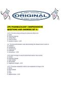 LPN PHARMACOLOGY COMPREHENSIVE QUESTIONS AND ANSWERS SET A&period;pdf