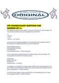 LPN PHARMACOLOGY QUESTIONS AND ANSWERS SET A&period;pdf
