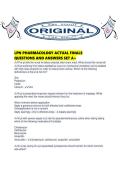 LPN PHARMACOLOGY ACTUAL FINALS QUESTIONS AND ANSWERS SET A&period;pdf