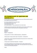 LPN PHARMACOLOGY SET QUESTIONS AND ANSWERS SET A&period;pdf