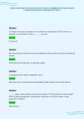 CODE ENFORCEMENT OFFICER STATE OF TEXAS COMPREHENSIVE EXAM SCRIPT COMPLETE