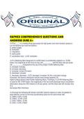 RAPHEX COMPREHENSIVE QUESTIONS AND ANSWERS SURE A&period;pdf