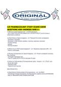 CJE PHARMACOLOGY STUDY EXAMS GUIDE QUESTIONS AND ANSWERS SURE A&period;pdf